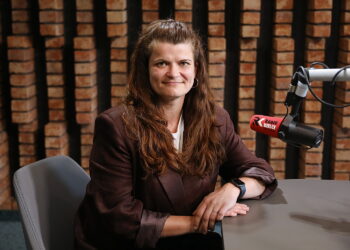 29.05.2026. Kielce. Radio Kielce. Rozmowa Dnia. Na zdjęciu: Roksana Miner - nowa dyrektorka Teatru Lalki i Aktora „Kubuś” w Kielcach / Fot. Wiktor Taszłow - Radio Kielce