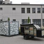 Kontener kryzysowy stanął przed kielecką uczelnią - Radio Kielce