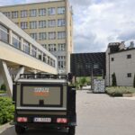 Kontener kryzysowy stanął przed kielecką uczelnią - Radio Kielce