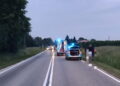 Zderzenie samochodu i motocykla
