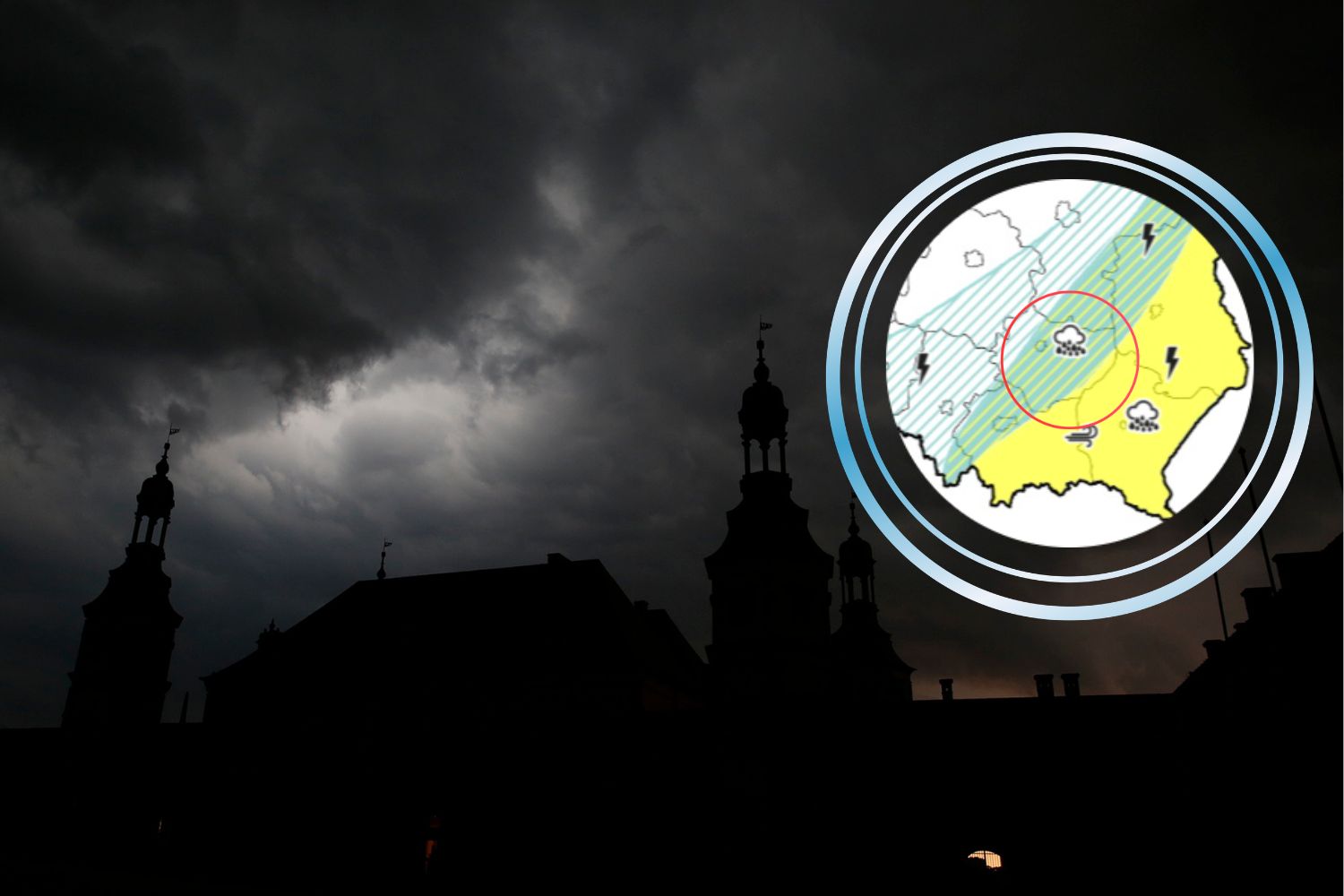 Świętokrzyskie w strefie opadów gradu