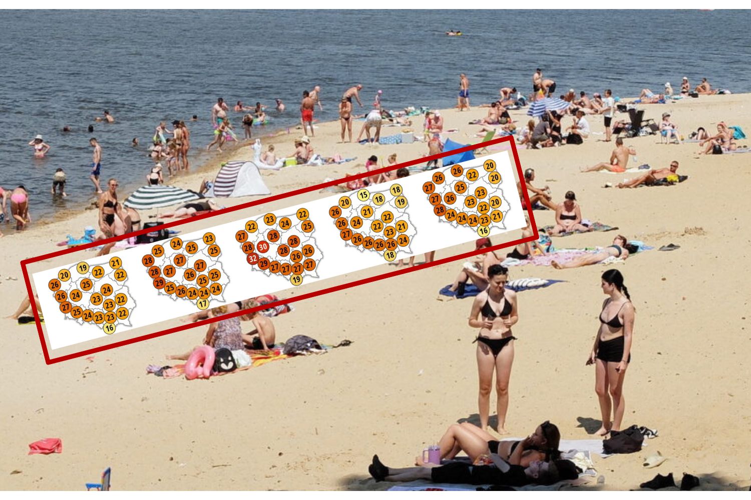 Czas na plażę. Nadciąga fala upałów