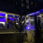 Budynek Radia Kielce podświetlił się na kolor fioletowy