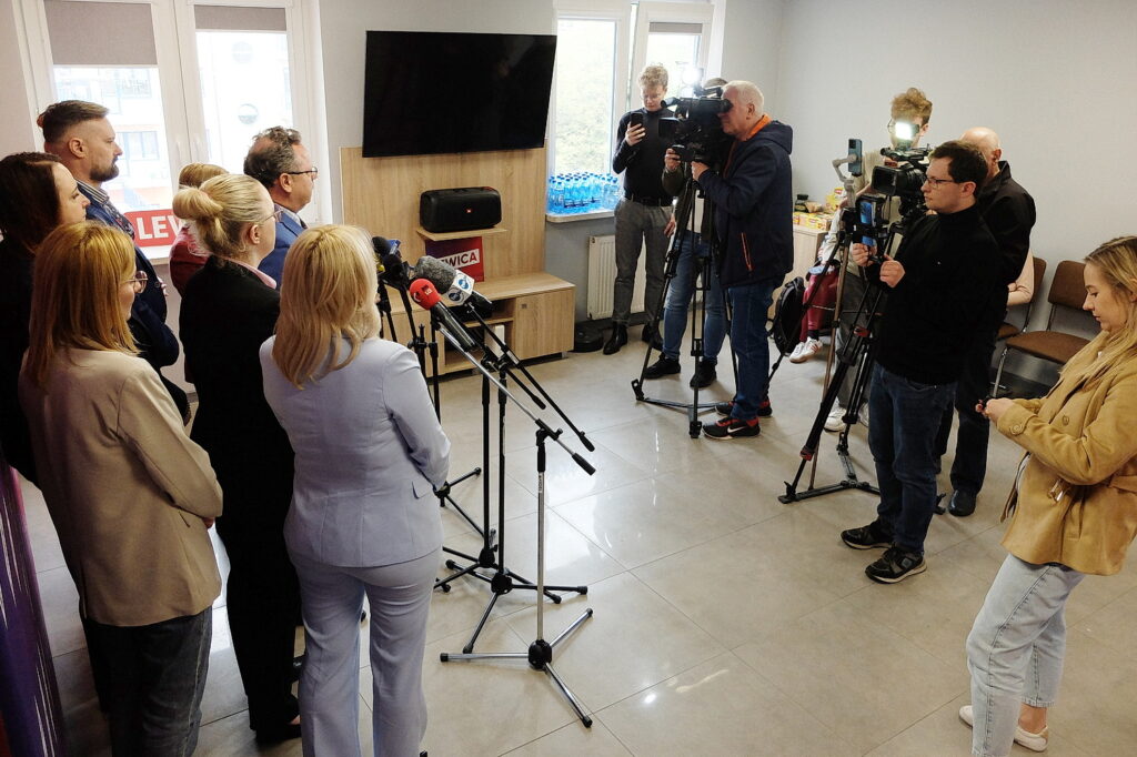 19.05.2026. Kielce. Konferencja prasowa Nowej Lewicy / Fot. Jarosław Kubalski - Radio Kielce