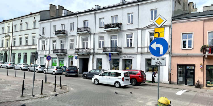 15.05.2026. Kielce. Plac Wolności. Zmiana organizacji ruchu / Fot. Wiktor Taszłow - Radio Kielce