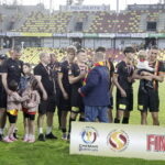 Kielce. Chemar Rurociągi Pucharu Polski na szczeblu okręgu. Mecz Korona II Kielce - Arka Pawłów - Radio Kielce