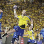 31.05.2026. Kielce. Finałowy mecz Orlen Superligi: Industria Kielce - ORLEN Wisła Płock. Na zdjęciu: Arciom Karalek / Fot. Jarosław Kubalski - Radio Kielce