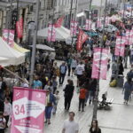 Ożywiony ruch na głównym deptaku Kielc - Radio Kielce 31.05.2026. Kielce. „Budzenie Sienkiewki”. / Fot. Jarosław Kubalski - Radio Kielce