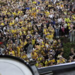 Kielce. Rynek. Feta z okazji zdobycia przez Industrię Kielce Mistrza Polski - Radio Kielce