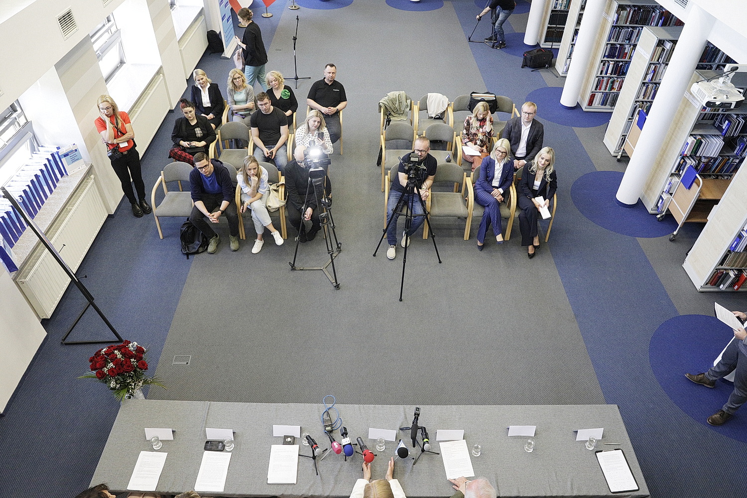 04.05.2026. Kielce. Wojewódzka Biblioteka Publiczna. Konferencja prasowa inaugurująca akcję „Funduszowy Maj” / Fot. Jarosław Kubalski - Radio Kielce