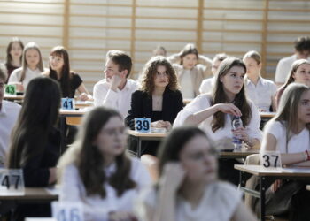 05.05.2026 Kielce. LO im. Jana Śniadeckiego. Matura z matematyki / Fot. Jarosław Kubalski - Radio Kielce