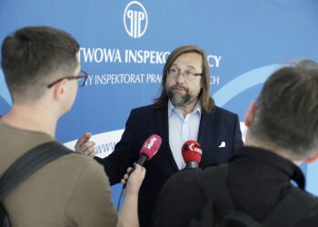 Na zdjęciu: Marcin Stanecki - Główny Inspektor Pracy / Fot. Jarosław Kubalski - Radio Kielce