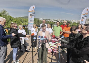 14.05.2026. Kielce. Konferencja prasowa na temat Geofestiwalu / Fot. Jarosław Kubalski - Radio Kielce