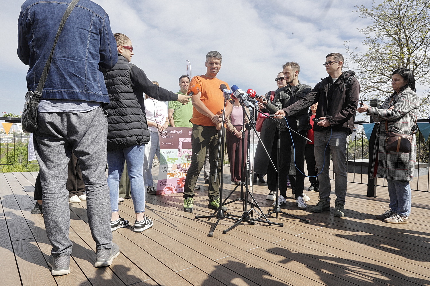 14.05.2026. Kielce. Konferencja prasowa na temat Geofestiwalu / Fot. Jarosław Kubalski - Radio Kielce