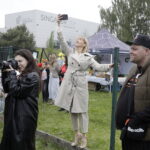 Ule z bębnów do pralek stanęły w Kielcach - Radio Kielce 19.05.2026. Kielce. Kielecki Park Technologiczny. Otwarcie pasieki edukacyjnej, która powstała w ramach projektu „Od bębna do ula” / Fot. Jarosław Kubalski - Radio Kielce