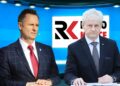 Marcin Wojniak i Janusz Koniusz – kandydaci na burmistrza Pińczowa / Fot. Wiktor Taszłow – Radio Kielce