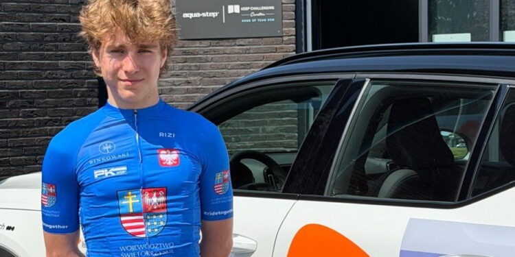 Mateusz Błaszak na testach w Holandii