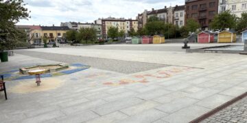 Ostrowiec Świętokrzyski. Rynek / Fot. Anna Głąb - Radio Kielce