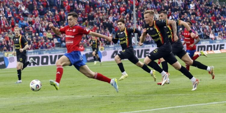 08.05.2026. Częstochowa. Mecz Raków Częstochowa - Korona Kielce / Źródło: PAP/Waldemar Deska