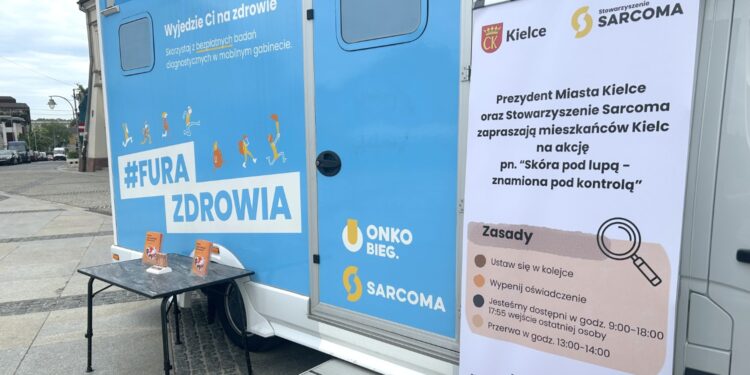 Dermatobus ponownie zaparkuje na Rynku w Kielcach