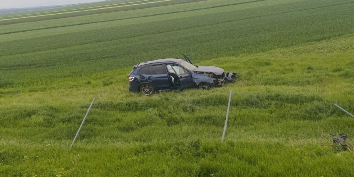 17.05.2026. Mnichów. Wypadek. / Źródło: KPP Jędrzejów