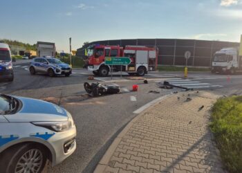 13.05.2026. Zawada. Wypadek / Źródło: KPP Opatów