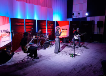 05.06.2026. Studio GRAM Radia Kielce. Koncert zespołu SOFIA / Fot. Stanisław Blinstrub - Radio Kielce