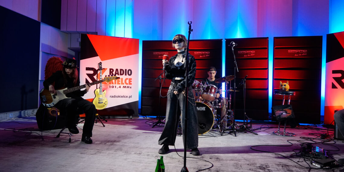 05.06.2026. Studio GRAM Radia Kielce. Koncert zespołu SOFIA / Fot. Stanisław Blinstrub - Radio Kielce