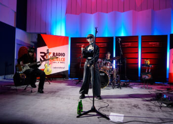 05.06.2026. Studio GRAM Radia Kielce. Koncert zespołu SOFIA / Fot. Stanisław Blinstrub - Radio Kielce