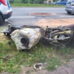 03.06.2026. Kielce. Pożar motoroweru / źródło: policja