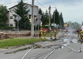 Awaria gazociągu. Ewakuowani mieszkańcy