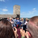 25.06.2026. Chęciny. Podpisanie listu intencyjnego przez przedstawicieli województw świętokrzyskiego i małopolskiego o wzajemnej współpracy w zakresie turystyki / Fot. Izabela Mortas-Rubak - Radio Kielce