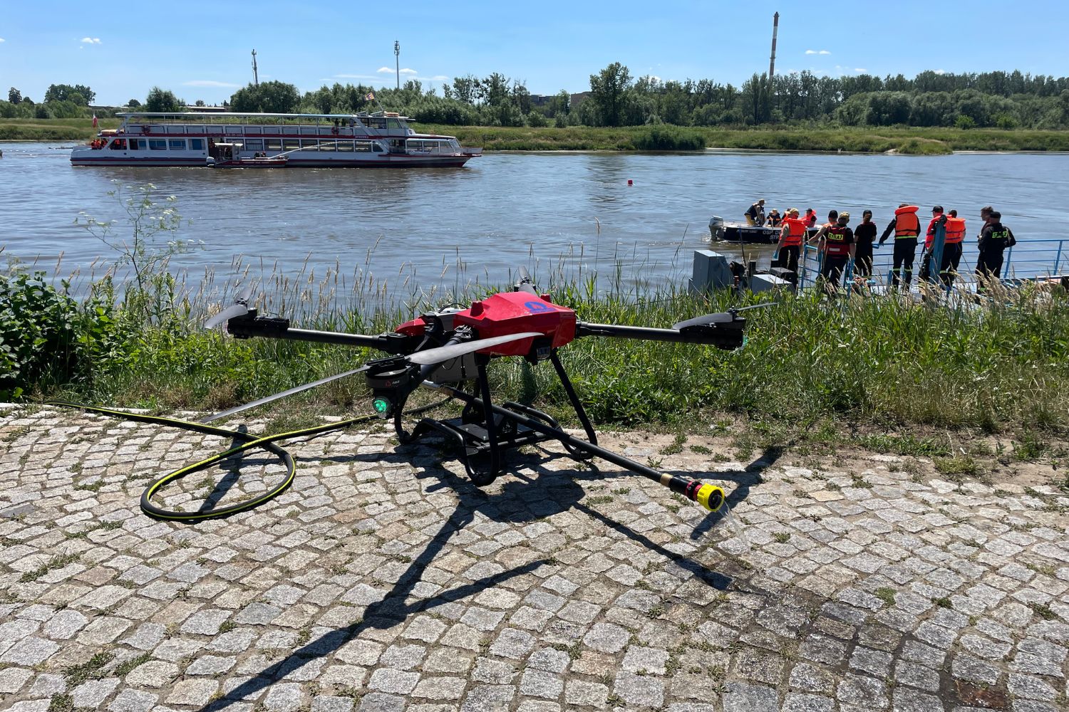 25.06.2026. Sandomierz. Powiatowe ćwiczenia służb ratowniczych / Fot. Grażyna Szlęzak-Wójcik - Radio Kielce