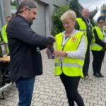 11.06.2026. Sandomierz. Motocykliści pokonują trasę prawie 600 kilometrów, by wesprzeć budowę hospicjum dla dzieci w Skowierzynie / Fot. Grażyna Szlęzak-Wójcik – Radio Kielce