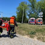 25.06.2026. Sandomierz. Powiatowe ćwiczenia służb ratowniczych / Fot. Grażyna Szlęzak-Wójcik - Radio Kielce