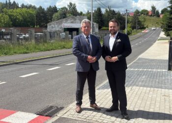 Starachowice. Ulica Sadowa po remoncie / Fot. Anna Głąb - Radio Kielce