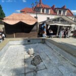 08.06.2026. Sandomierz. Mały Rynek. Fontanna / Fot. Grażyna Szlęzak-Wójcik - Radio Kielce