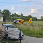 7-latka na hulajnodze wjechała pod koła samochodu - Radio Kielce 08.06.2026. Osiek w powiecie staszowskim. 7-latka wyjechała hulajnogą pod koła samochodu / Fot. policja