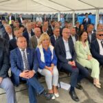 10.06.2026. Sandomierz. W kotłowni „Stocznia" wmurowano kamień węgielny pod budowę nowego układu urządzeń, które zastąpią piece węglowe / Fot. Grażyna Szlęzak-Wójcik - Radio Kielce