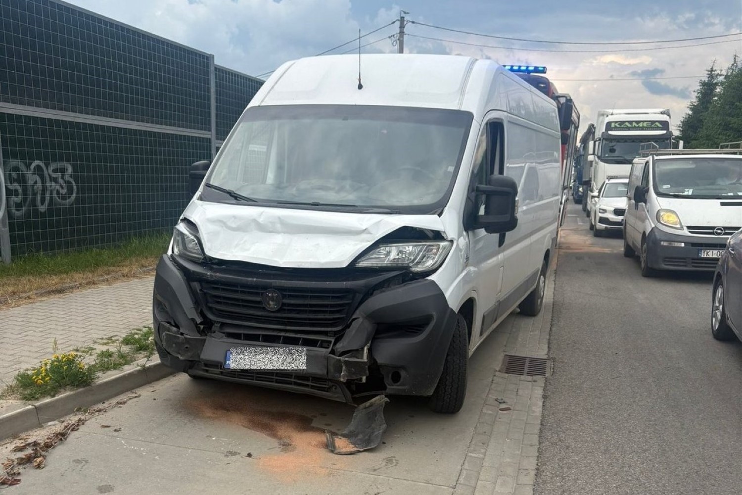 22.06.2026. Promnik. Kolizja / źródło: poilcja