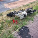 03.06.2026. Kielce. Pożar motoroweru / źródło: policja