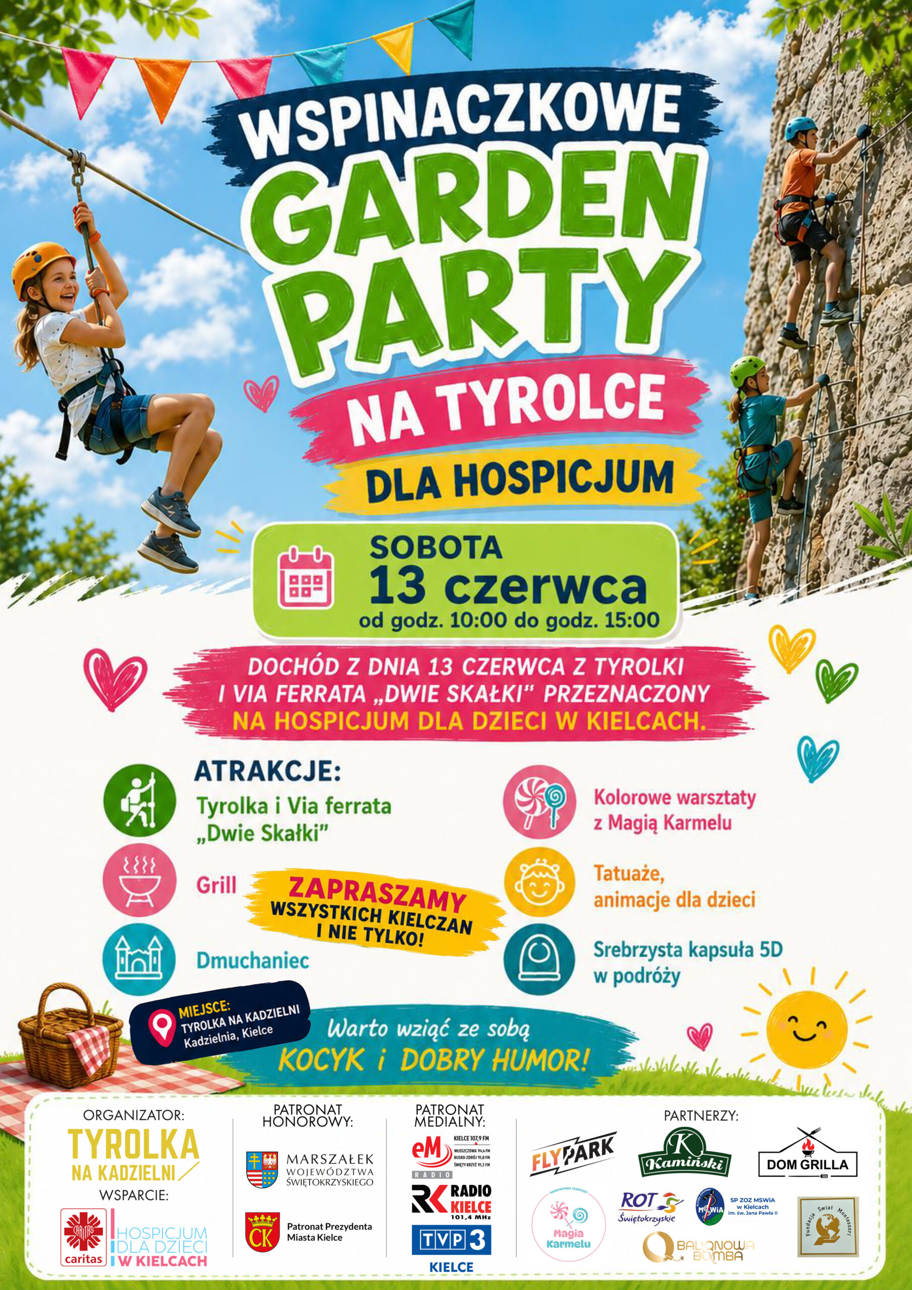 Wspinaczkowe garden party na tyrolce - Radio Kielce