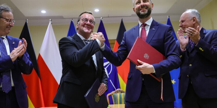 Ministrowie obrony Polski i Niemiec podpisali umowę o współpracy obronnej