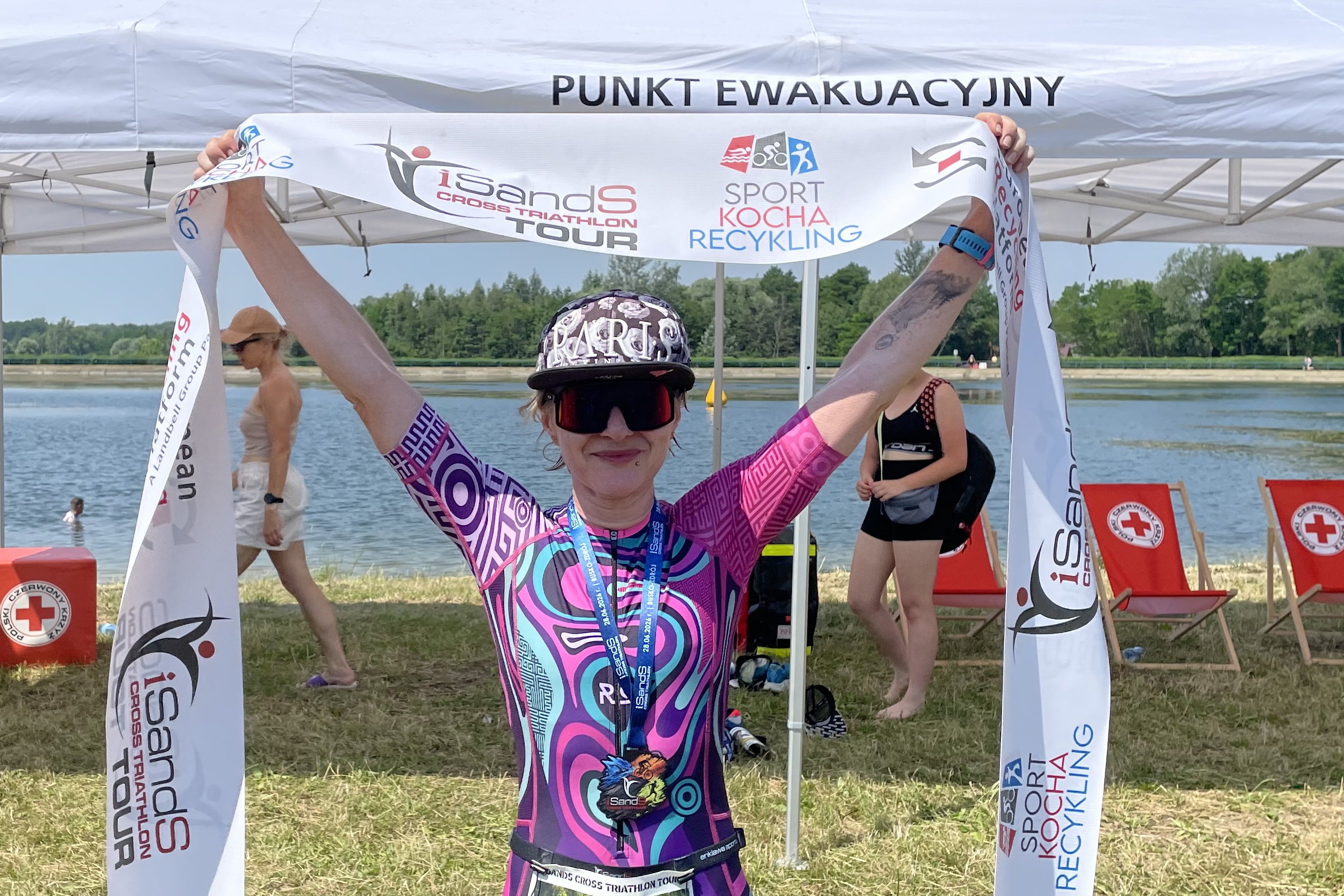 Tropikalny upał nie odstraszył uczestników cross triathlonu