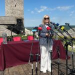 25.06.2026. Chęciny. Podpisanie listu intencyjnego przez przedstawicieli województw świętokrzyskiego i małopolskiego o wzajemnej współpracy w zakresie turystyki / Fot. Izabela Mortas-Rubak - Radio Kielce