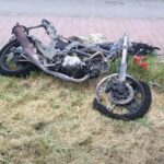 03.06.2026. Kielce. Pożar motoroweru / źródło: policja