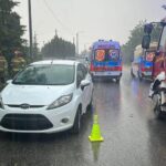Nie żyje 12-letni chłopiec potrącony przez samochód - Radio Kielce 09.06.2026. Bławatków w gminie Piekoszów. Kierowca potrącił 12-letniego chłopca, który wybiegł pod koła samochodu / Fot. OSP Rykoszyn