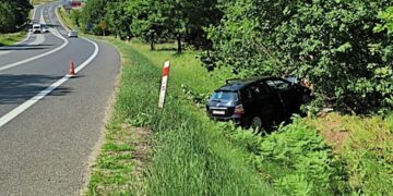 19.06.2026. Ćmińsk. Wypadek / Źródło: Policja