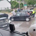 Trzy osoby poszkodowane w wypadku. Wśród rannych dwie dziewczynki - Radio Kielce 10.06.2026. Imielno w powiecie jędrzejowskim. Wypadek / Fot. policja