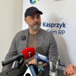 Jacek Jabrzyk: nie planuję rewolucji - Radio Kielce 16.06.2026. Kielce. Konferencja posła Rafała Kasprzyka. Na zdjęciu: Jacek Jabrzyk / Fot. Marcin Marszałek - Radio Kielce